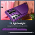 for Samsung Galaxy S24+ Plus Case with Card Holder, Slide Camera Cover & Built-in RFID Blocking & Durable Kickstand Silicone Edge Shockproof Walle...
