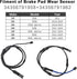 Front and Rear Brake Pad Wear Sensor 34356791958, 34356791962 for BMW 528I BMW 535D 535I 550I 2011-2015...