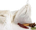 20 Pcs Muslin Drawstring Bags - Natural Unbleached Cotton Straining Herbs Cheesecloth, Coffee Tea Brew, Soup Gravy Broth Stew, Bone Broth Brew, Sp...