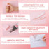 Cute Mechanical Pencil Set Include 4 Pcs 0.5mm Kawaii Mechanical and 100 Pcs Replacement Pencil Refills, Kawaii Stationary Cute School Supplies Pe...