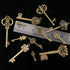 CHuangQi Vintage Skeleton Keys Set, Filigree Steampunk Keys, Antique Bronze Keys Charms Pendants, Different Style...