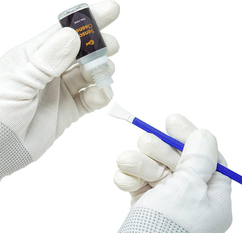Digital Camera Micro Four-Thirds 4/3 (MFT) 12mm Sensor Cleaning Swabs x 14pcs + 15ml Liquid Cleaner for Mirrorless MILC and ILDC......