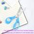 Left Handed Scissors Kids,5" Left Handed Kids Craft Scissors Ages 3+ Stainless Steel Soft Comfort-Grip Handles Blunt Lefty Safety School Scissors ...