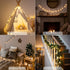echosari Star String Lights Battery Operated, Auto Timer LED Star Fairy String Lights 158IN with 8 Modes for Kid Room Bedroom Party Garden Wedding...