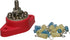 5/16" (Red) Distribution Stud Junction Post -8 Terminal Block- Buss Bar Kit...