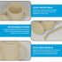 2 in 1 Silicone Food Storage and Drink Containers for Babies and Toddlers, BPA-Free (Tan)...