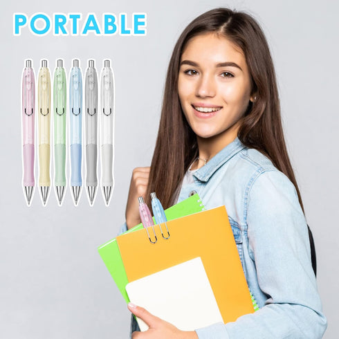 Tomorotec Mechanical Pencils Set 6PCS Pack School Office Supplies with Erasers Lead Cap Eraser Refills, 0.5 mm HB Lead Pencil for Writing Sketchin...
