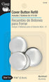 Dritz 13-45 Cover Button Refill for # 14 Kits, Size 45 - 1-1/8-Inch, 3-Sets, Nickel...