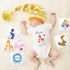 30 Pack Cute Baby Shower Stencils for Onesie Decorating Kit, Reusable Animal Themed Templates Shirt Fabric Stencils for Boy Girl Bodysuit Bibs Bag...
