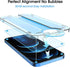 amFilm OneTouch Screen Protector for iPhone 12 Pro Max (6.7", 2020) with Easy Installation Kit, Tempered Glass, 2 Pack......