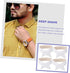 Holibanna Paper Collar Stays 100pcs Shirt Collar Supports Dress Shirt Collar Inserts Tabs Shirts Unilateral Shaper Clothing Paper Rib for Men Dres...