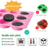 Actvty Round Chocolate Cookie Molds, 3 Pieces 12-Cavity Cylinder Chocolate Silicone Molds for Covered Oreo, Cookies Candy Jelly Mini Cakes and Muf...