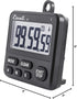 Escali Extra Loud Display Digital Kitchen Timer with Clock Mode, Recall Timer Magnetic Back...