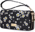 Kamo Womens Wallet Zip Around Phone Wallet Wristlet Travel Long Purse for Women Lady 6.9×3.5?Double Zipper?...