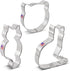 Cat Cookie Cutters 3-Pc. Set Made in USA by Ann Clark, Cat Face, Sitting Cat, Curled Cat...