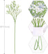 Olrla White Babys Breath Artificial Flowers Bulk, 10 Pcs Long Stem Fake Gypsophila for Wedding Bouquets Floral Arrangement Home Office Table Decor...