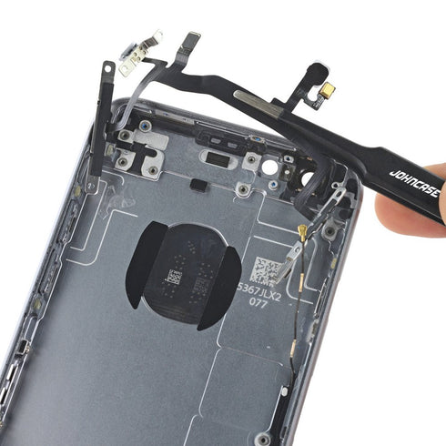 Johncase New OEM Power Volume Button Control Switch On/Off + Flash Light + Mic + Mute Connector Flex Cable w/Bracket Replacement Parts Compatible ...