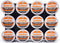 Adhesive Wall Mounted 12 Slot Coffee Pod Holder and Organizer. Space Saving Storage Rack Compatible with K Cups Saves Room in Drawers, Cupboards a...