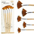 5 in 1 Fan Paint Brushes Kit Professional Artist Acrylic Paint Brushes Set for Watercolor, Acrylics, Ink, Gouache, Oil, Tempera Painting...