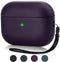 Upgrade Cover Compatible with Airpods Pro Case, Leather Texture Full-Body Protective Case Cover Compatible with Airpods Pro,Wireless Charging and ...