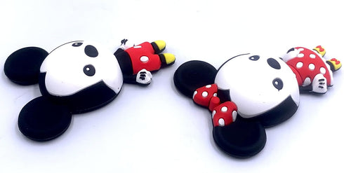 Monogram Disney 2 Piece Magnet Set – Minnie and Mickey Mouse 3D Foam Magnet - Magnet for Refrigerators, Office and Lockers......