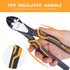 Diagonal Cutting Pliers, 7 Inch Premium CR-V Steel Wire Cutters, Heavy Duty Side Cutting Pliers, PVC Handle Comfort Grip...