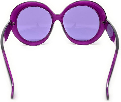 WD Shades - Women's Oversize XL Circle Round Thick Frame Sunglasses...