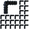 25PCS Drip Irrigation Barbed Elbow Fitting Kit for 1/2 Inch Tubing (16MM OD) .600" ID Drip Irrigation Connectors Elbow Dripline Barbed Connector D...
