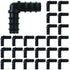 25PCS Drip Irrigation Barbed Elbow Fitting Kit for 1/2 Inch Tubing (16MM OD) .600" ID Drip Irrigation Connectors Elbow Dripline Barbed Connector D...
