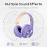DOQAUS Bluetooth Headphones Over Ear, 90 Hours Playtime Wireless Headphones with 3 EQ Modes, Noise Isolating HiFi Stereo Headphones with Deep Bass...