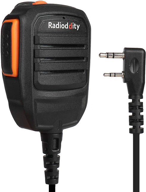 Radioddity RS22 Remote Speaker Mic with Clear Sound, Compatible with Baofeng UV-5R UV-5RX3 BF-888S BF-F8HP H-777 Radioddity GM-30 GA-2S GA-510 TYT...