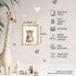 Safari Baby Animals Nursery Decor Art - Set of 4 UNFRAMED Wall Prints 8x10...