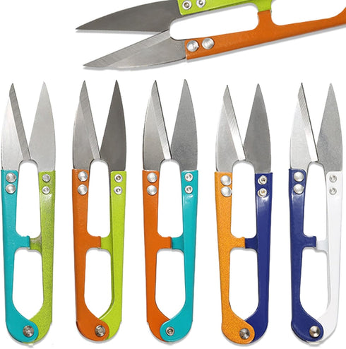 Embroidery Scissors,5PCS Sewing Scissors,4.1Inch Thread Cutter for Embroidery Cross Stitch Sewing Craft Supplies DIY Supplies,Stainless Multipurpo...
