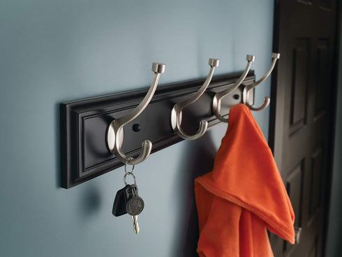 Liberty 129852 Four Hook 27-inch Wide Hat and Coat Rail/Rack...