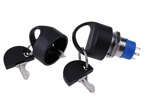 JEENDA Ignition Starter On Off Switch Lock with Easy Pull Key Compatible with Pride Victory Revo S66 S67 GoGo Elite Traveller Mobility Electric Sc...