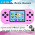 Retro Handheld Games for Kids Built in 218 Classic Old Style Electronic Game 2.5'' Screen 3.5MM Earphone Jack USB Rechargeable Portable Video Play...