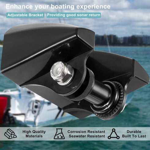 010-10272-00 Heavy Duty Transducer Mount Bracket,Transom Mount Bracket Compatible with Garmin Fishfinder,GPSMAP,GSD...