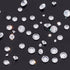 PH PandaHall Clear Cubic Zirconia Stone, 2400pcs 8 Sizes 0.8-2.5mm Small Loose CZ Diamond Stones Glass Pointed Back Rhinestone Faceted Cabochons R...