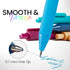 Loddie Doddie Vivid Gel Pens for Journaling and Note Taking 8 Pack, 0.7 mm Medium Point Smooth Writing Retractable Pens, No Bleed, Smear Smudge...
