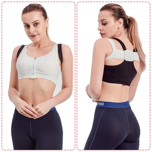 2 Pcs Posture Corrector Back Brace for Men and Women Adjustable Posture Corrector Back Braces for Upper Back Pain Relief...