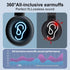 X5 Wireless FM Radio Headphones with Bluetooth, Built in Microphone, Rechargeable and Portable Radio Headset, Over Ear Headphone with Soft Ear Muf...