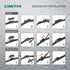 Windshield Wiper,18"+19" Windshield Wiper Blades,All-season Quiet and Durable Stable High Performance Water Repellent Wiper Blades for 3 Adapters ...