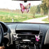 1 Set Butterfly Car Interior Air Freshener Vent Clips, Cute Car Mirror Hanging Accessories with Air Vent Clips,Pink car Accessories for Mirror and...