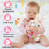 HAPTIME Baby Bunny Musical Toys, Newborn Girl Soft Plush Stuffed Animal, Infant Light Music Tummy Time Toy, 1st Birthday Baby Girl Shower Gift for...