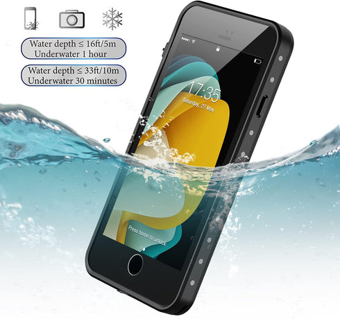 ANTSHARE for iPhone SE 2022 Case/iPhone SE 2020 Case Waterproof,with Built-in Screen Protector,Full Body Shockproof Protective Case for iPhone SE/...