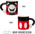 Silver Buffalo Disney Mickey Mouse Laughing Face 3D Sculpted Handle Ceramic Mug, 20 Ounces...