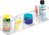 iDesign 43030 Med+ 12" Plastic Divided Vanity Medication and Bathroom Accessory, 12" x 3" x 3.5", Multi-Level Organizer...
