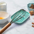 Turquoise Spoon Rest for Stove Top, DAYYET Teal Ceramic Large Spoon Holder, Spoon Rest for Kitchen Counter, Heat-Resistant Cooking Utensil Rest, T...