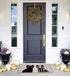 Black Cat and Skeleton Black Cat Door Mat Quirky Cool Checkered Doormat Welcome Mat Housewarming Gift New Home Closing Gift Front Door Mat for Hom...
