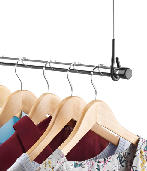 Whitmor Double Closet Rod - Heavy Duty Closet Organizer- Chrome...